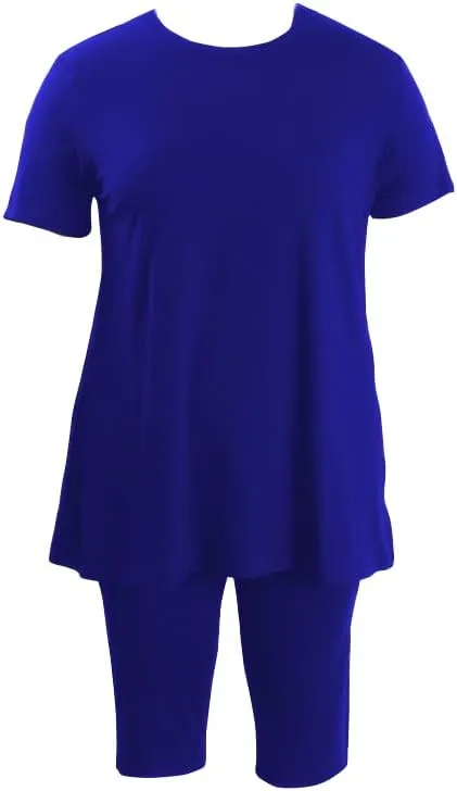 YeGine Women Plus Size 2 Piece Outfits Casual Short Sleeve Tunic Tops Shorts Sets Summer Oversized Tshirts Shorts Sweatsuits